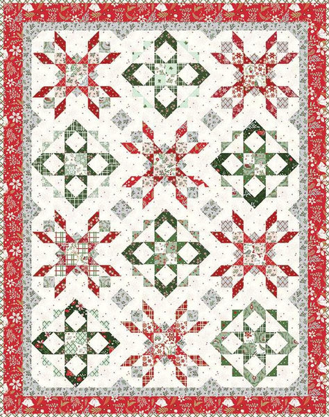 SALE Winter Kisses Quilt PATTERN P138 by Beverly McCullough - Riley Blake Designs - INSTRUCTIONS Only - Rolie Polie Friendly