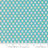 Image of the Fab Boo Lous Diamond Teal quilting cotton fabric. Features diamonds on a teal background. Cute Little Fabric Shop