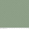 Image of the Awe of Autumn Grid Hazy quilting cotton fabric by Riley Blake Designs. Features lines on a green background. Cute Little Fabric Shop