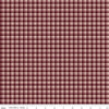 Image of the Awe of Autumn Plaid Purple quilting cotton fabric by Riley Blake Designs. Features lines on a purple background. Cute Little Fabric Shop