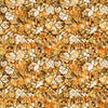 Image of the Bohemian Sunrise Celestial Blender Brown quilting cotton fabric by QT fabrics. Features geometric glass on a brown background. Cute Little Fabric Shop