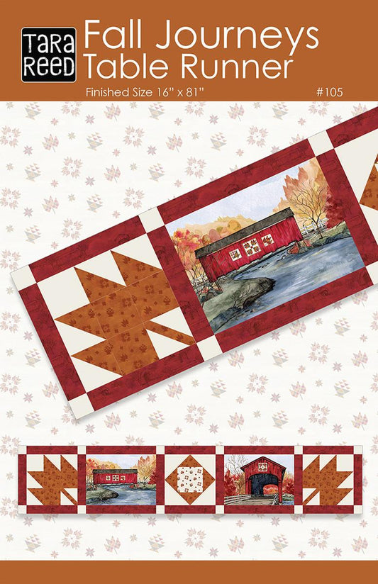 SALE Fall Journeys Table Runner Quilt PATTERN P239 - Tara Reed Quilts - Riley Blake Design - INSTRUCTIONS Only