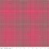 Image of the Cloudburst Houndstooth Red quilting cotton fabric by Riley Blake Designs. Features houndstooth on a red background. Cute Little Fabric Shop