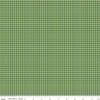 Image of the Cloudburst Houndstooth Green quilting cotton fabric by Riley Blake Designs. Features houndstooth on a green background. Cute Little Fabric Shop
