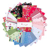 Cloudburst Charm Pack 5" Stacker Bundle - Riley Blake Designs - 42-Piece Precut  - Floral Flowers - Quilting Cotton Fabric
