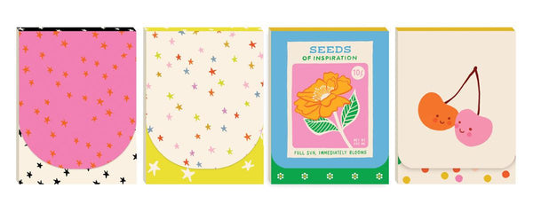 Pocket Notepad Spring RS-7085 - Moda Fabrics - Ruby Star Society - Springtime Set of Four Notepads