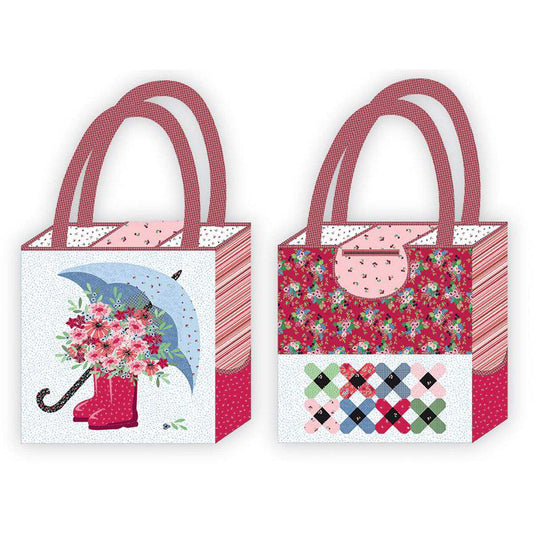 SALE Summer Showers Tote PATTERN P112 - Jillily Studio - Riley Blake Designs - INSTRUCTIONS Only - Uses Panel