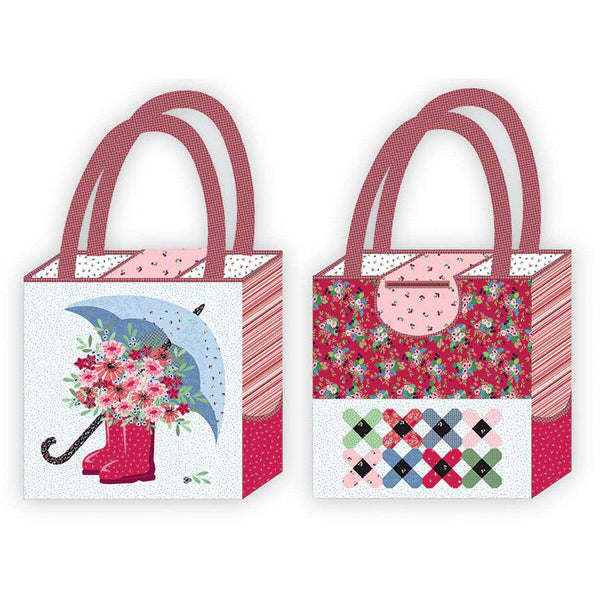 Summer Showers Tote PATTERN P112 by Jillily Studio - Riley Blake Designs - INSTRUCTIONS Only - Uses Panel
