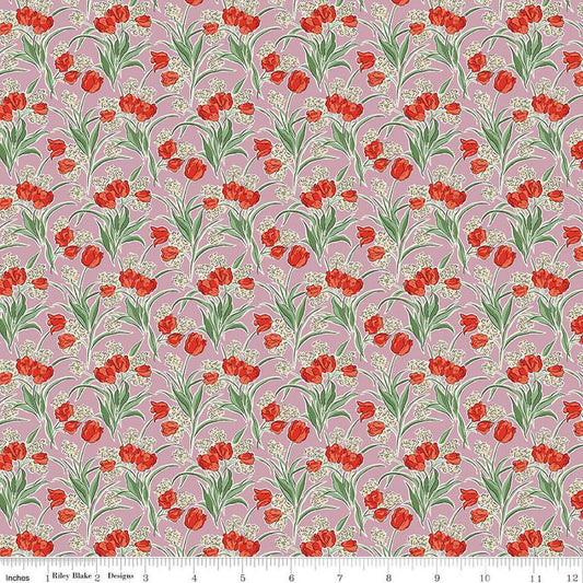 SALE Flower Shop 01667412B Florists' Flowers B - Riley Blake Designs - Floral Flowers - Liberty Fabrics - Quilting Cotton Fabric