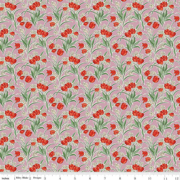 Flower Shop 01667412B Florists' Flowers B - Riley Blake Designs - Floral Flowers - Liberty Fabrics - Quilting Cotton Fabric