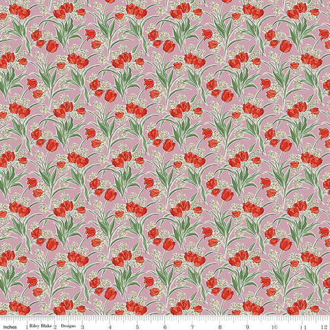 Flower Shop 01667412B Florists' Flowers B - Riley Blake Designs - Floral Flowers - Liberty Fabrics - Quilting Cotton Fabric