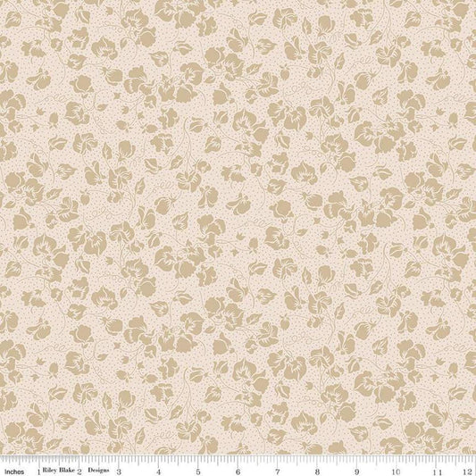 SALE Flower Shop 01667413B Sweet Pea Spot B - Riley Blake Designs - Floral Flowers - Liberty Fabrics - Quilting Cotton Fabric