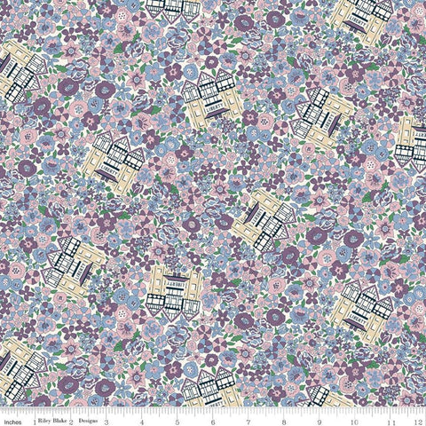 Flower Shop 01667414B In Bloom B - Riley Blake Designs - Floral Flowers - Liberty Fabrics - Quilting Cotton Fabric