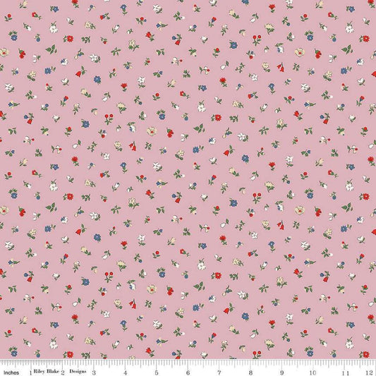 Flower Shop 01667415B Newland Sprigs B - Riley Blake Designs - Floral Flowers - Liberty Fabrics - Quilting Cotton Fabric