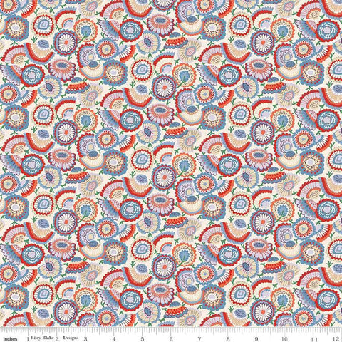 Flower Shop 01667416B Lasenby Bloom B - Riley Blake Designs - Floral Flowers - Liberty Fabrics - Quilting Cotton Fabric