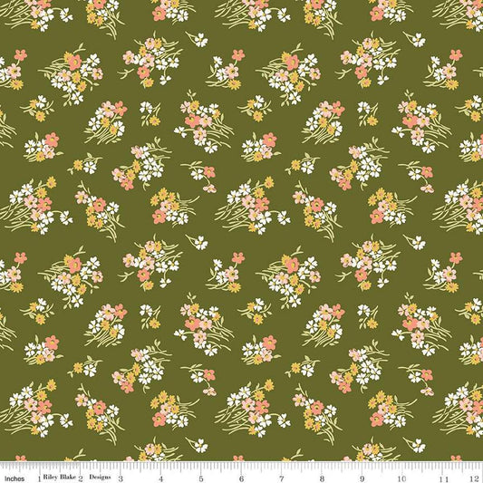 SALE Botanist's Walk 01667408C Joanne's Bouquet C - Riley Blake Designs - Floral Flowers - Liberty Fabrics - Quilting Cotton Fabric