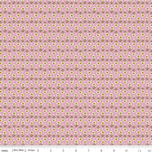 Botanist's Walk 01667410A Posy Breeze A - Riley Blake Designs - Floral Flowers - Liberty Fabrics - Quilting Cotton Fabric