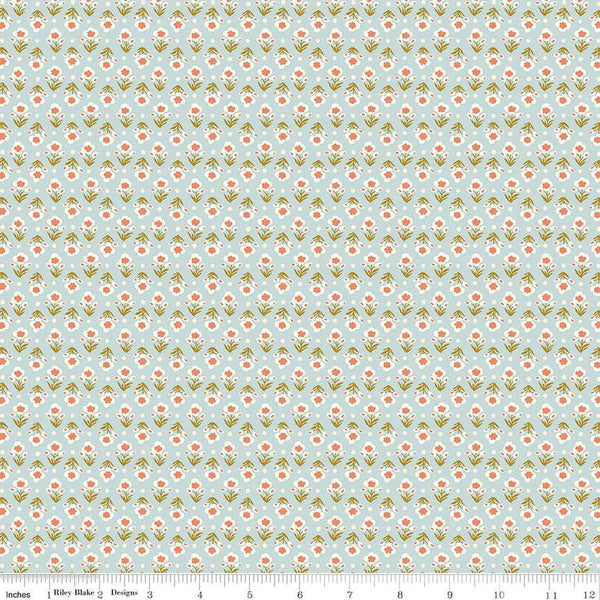 Botanist's Walk 01667410B Posy Breeze B - Riley Blake Designs - Floral Flowers - Liberty Fabrics - Quilting Cotton Fabric