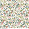 Botanist's Walk 01667411B Lola Scatter B - Riley Blake Designs - Floral Flowers - Liberty Fabrics - Quilting Cotton Fabric