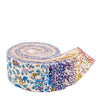 DEAL Tudor Celebration 2.5-Inch Rolie Polie Jelly Roll 40-Piece Riley Blake - Liberty Fabrics - Precut - Flowers - Quilting Cotton Fabric