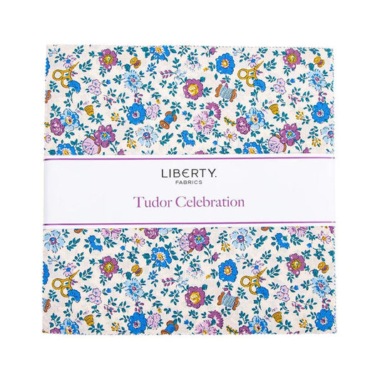 SALE Tudor Celebration Layer Cake 10" Stacker Bundle - Riley Blake - 42-Piece Precut  - Liberty Fabrics - Quilting Cotton Fabric