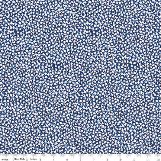 Tudor Celebration 01667447A Tudor Tumble A - Riley Blake Designs - Floral Flowers - Liberty Fabrics - Quilting Cotton Fabric