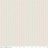 Image of the Gentler Times Welcome Sea Glass quilting cotton fabric by Riley Blake Designs. Features dots on a cream background. Cute Little Fabric Shop