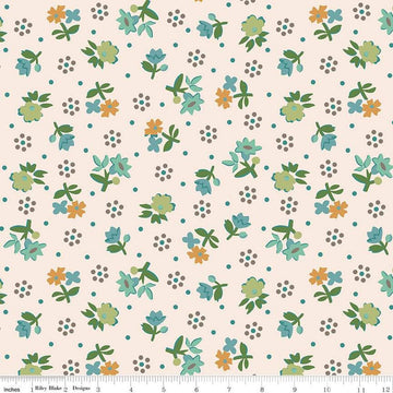 2 Yards 19" End of Bolt - SALE Gentler Times Reunion WIDEBACK WB16493 Pebble - Riley Blake - 108" - Quilting Cotton Fabric