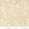 Image of the Agatha Road Harvest Smoke quilting cotton fabric by Moda Fabrics. Features vines on a tan background. Cute Little Fabric Shop