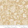 Image of the Agatha Road Harvest Fog quilting cotton fabric by Moda Fabrics. Features vines on a tan background. Cute Little Fabric Shop