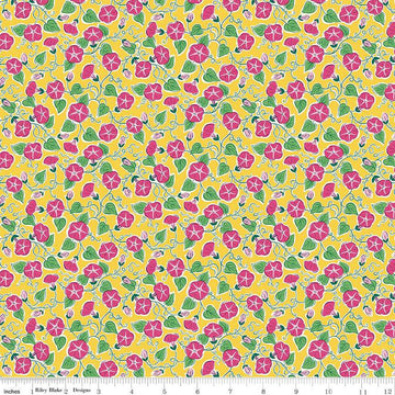 DEAL Postcard from Paradise 01667440C Paradise Vine C - Riley Blake Designs - Floral Flowers - Liberty Fabrics - Quilting Cotton Fabric