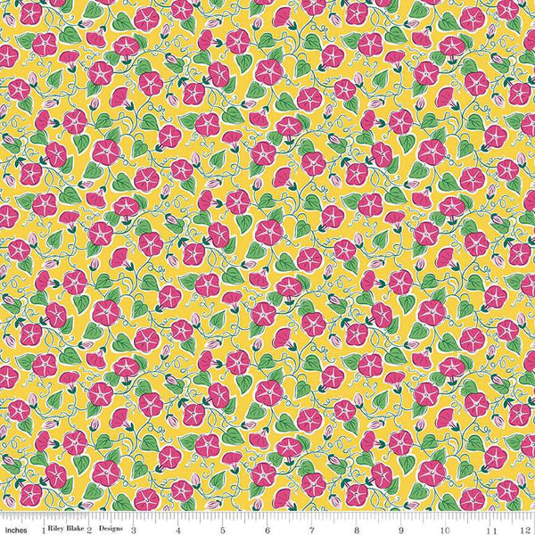 Postcard from Paradise 01667440C Paradise Vine C - Riley Blake Designs - Floral Flowers - Liberty Fabrics - Quilting Cotton Fabric