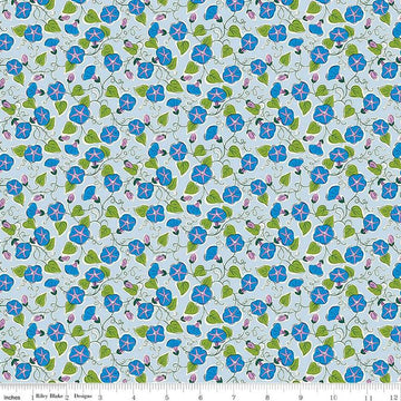 DEAL Postcard from Paradise 01667440B Paradise Vine B - Riley Blake Designs - Floral Flowers - Liberty Fabrics - Quilting Cotton Fabric