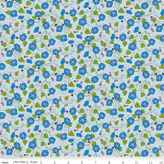 SALE Postcard from Paradise 01667440B Paradise Vine B - Riley Blake Designs - Floral Flowers - Liberty Fabrics - Quilting Cotton Fabric