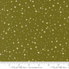 Image of the 321 Blast Off Stars Earth quilting cotton fabric by Moda Fabrics. Features vintage stars on a brown background. Cute Little Fabric Shop