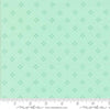 Image of the Sherbet Sunshine Flan Diamond Sea Glass by Corey Yoder for Moda Fabrics. Features diamonds on a green background. Cute Little Fabric Shop