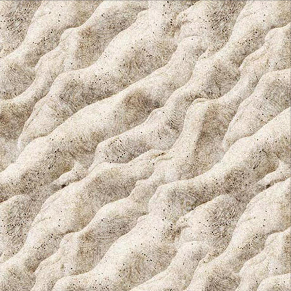 Image of the Earthly Delights Sand Cream quilting cotton fabric by Dan Morris for QT Fabrics. Features sand on a cream background. Cute Little Fabric Shop