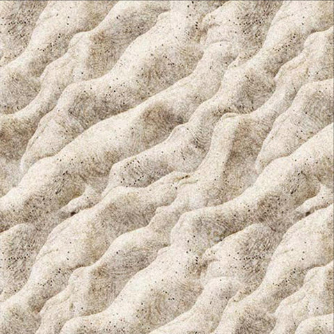 Image of the Earthly Delights Sand Cream quilting cotton fabric by Dan Morris for QT Fabrics. Features sand on a cream background. Cute Little Fabric Shop