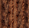 Image of the Earthly Delights Dark Wood Boards Walnut quilting cotton fabric by Dan Morris for QT Fabrics. Features wood on a brown background. Cute Little Fabric Shop