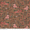 DEAL Jane Austen at Home C10001 Georgiana - Riley Blake  - Brown Pink Historical Reproductions - Quilting Cotton Fabric - Licensed Product