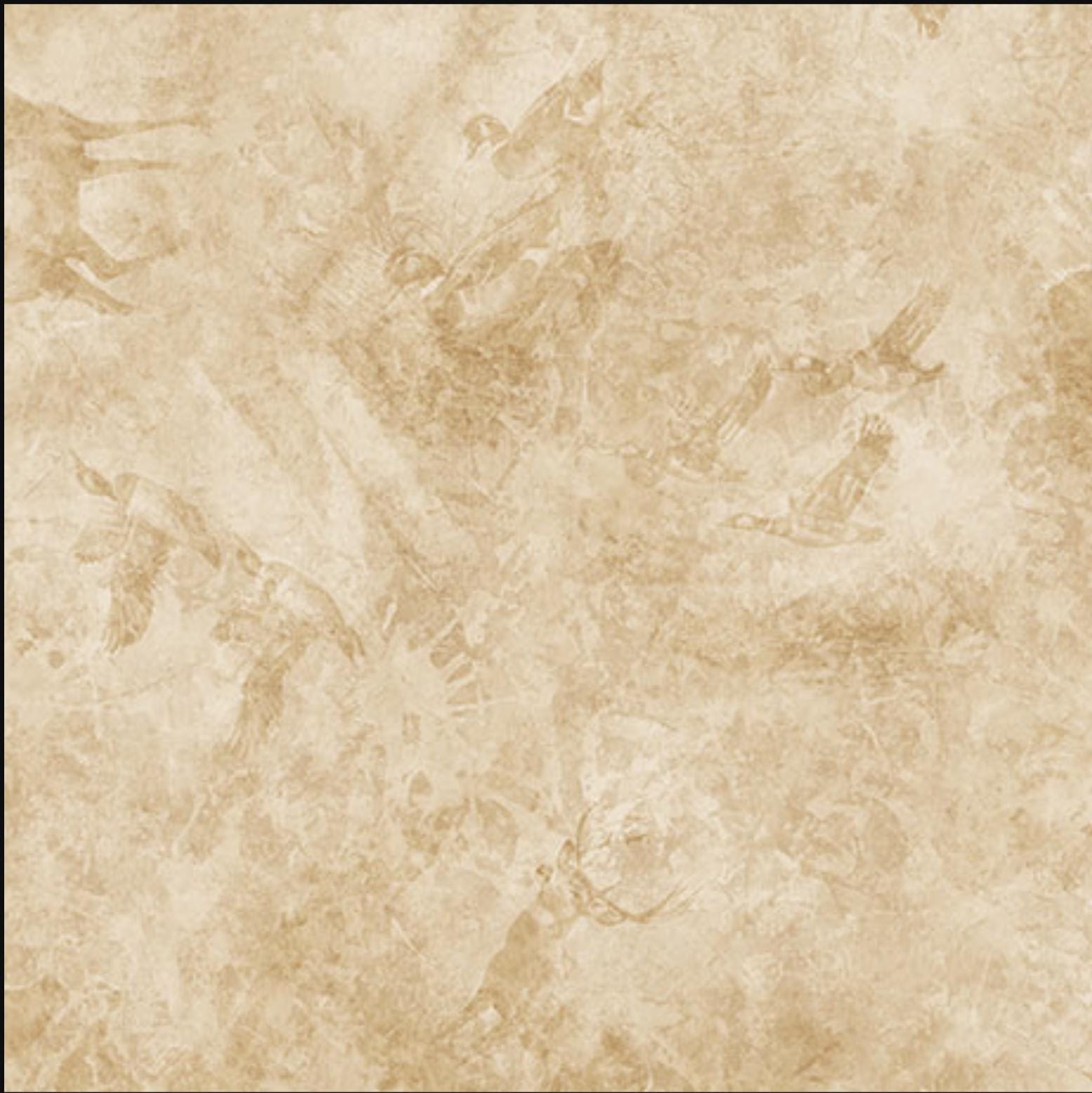 Image of the Forest, Field, and Stream Wildlife Tonal Wheat quilting cotton fabric. Features animals on a tan background. Cute Little Fabric Shop