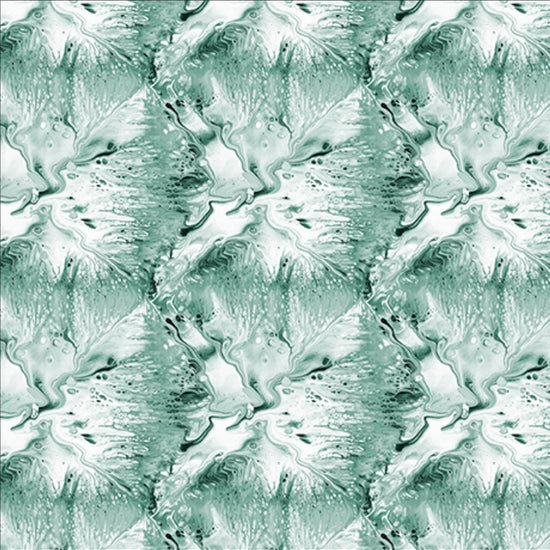 Image of the Virtuoso Texture Jade quilting cotton fabric by Ocllo Mason for QT Fabrics. Features swirled green paint. Cute Little Fabric Shop