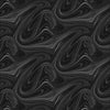 Image of the Virtuoso Marble Black quilting cotton fabric by Ocllo Mason for QT Fabrics. Features swirled gray and black paint. Cute Little Fabric Shop