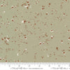 Image of the For My Boys Oliver Splatter Sage quilting cotton fabric by Sewn By Amy Schelle for Moda Fabrics. Features splatters on a green background. Cute Little Fabric Shop