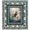 SALE Running with the Pack Digital QUILT ToP - Sue Harvey Quilt Design - QT Fabric - Digital Quilt Top - Quilting Cotton