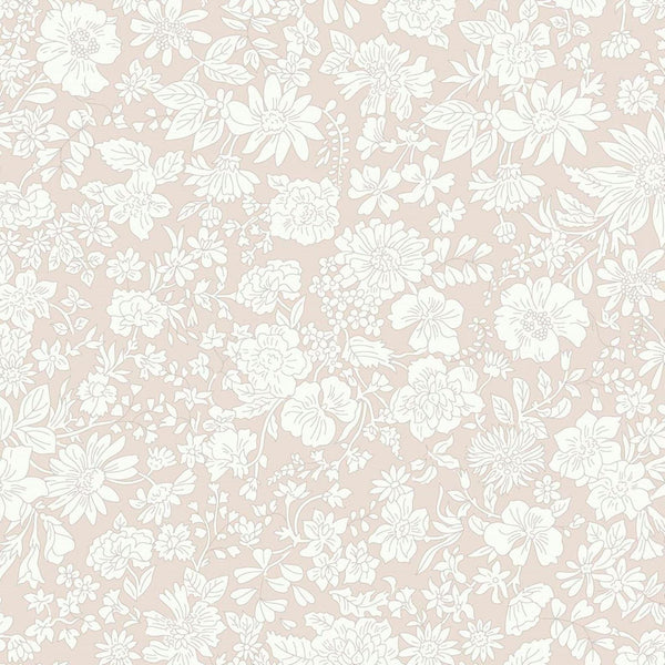 1 yard 10" End of Bolt - Liberty Wide-Width Emily Blossom Parchment A WIDE 0166W7403A - Riley Blake - 107/108" Wide - Quilting Cotton Fabric