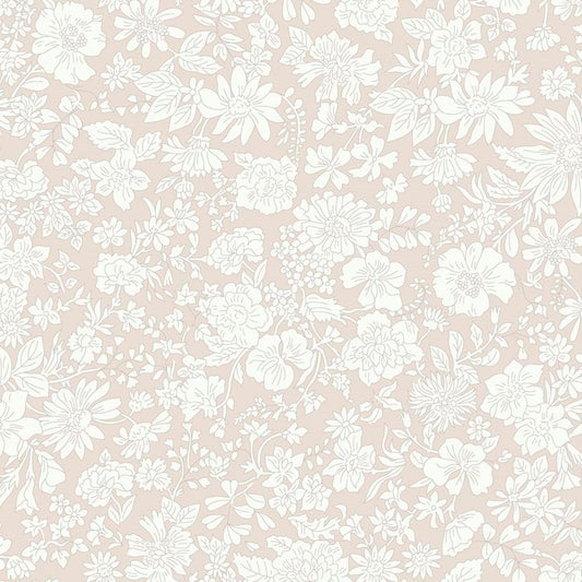 1 yard 10" End of Bolt - Liberty Wide-Width Emily Blossom Parchment A WIDE 0166W7403A - Riley Blake - 108" - Quilting Cotton Fabric