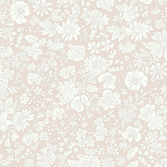 3-Yard cut - Liberty Wide-Width Emily Blossom Parchment A WIDEBACK 0166W7403A - Riley Blake - 108" - Quilting Cotton Fabric