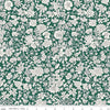 1yd 14" End of Bolt-SALE Liberty Wide-Width Emily Blossom Evergreen A WIDE BACK 0166W7413A-Riley Blake-107/108" Wide -Quilting Cotton Fabric