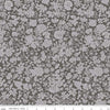 1yd 21" End of Bolt - SALE Liberty Wide-Width Emily Blossom Charcoal A WIDEBACK 0166W7415A - Riley Blake - 108" - Quilting Cotton Fabric